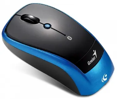 Genius Navigator 9005BT / BlueEye / Bezdrátová myš / BlueTooth / USB / 1200 dpi / černo-modrá