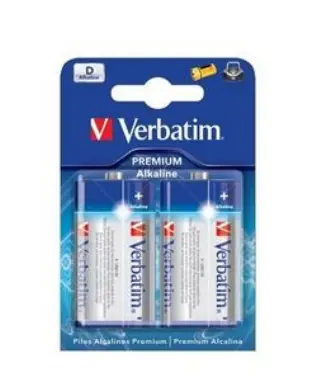 Verbatim baterie D Alkaline 2ks / 1,5 V / blistr