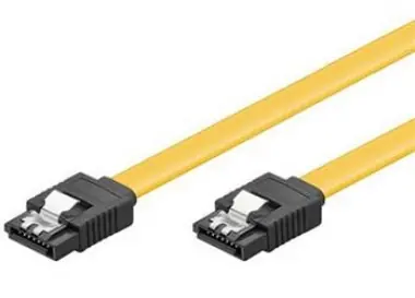 PremiumCord SATA 3.0 datový kabel / Kovová západka / 0.3m