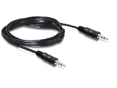 DeLock propojovací audio kabel 3.5 mm jack samec - 3.5 mm jack samec 2.5 m
