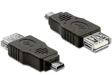 DeLock adaptér USB mini samec > USB 2.0 A samice / OTG