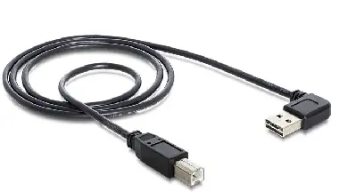 Delock kabel EASY USB 2.0 A samec / pravoúhlý > USB 2.0 B samec / 2 m