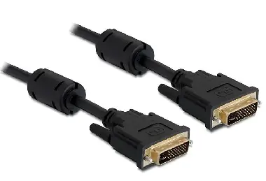 DeLock propojovací kabel DVI-I 24+5 samec - samec / 1m