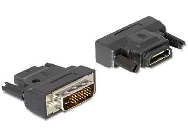 DeLock adaptér DVI 24+1 samec > HDMI samice s LED 