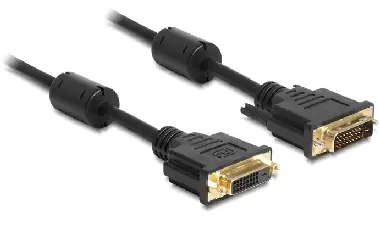 DeLock prodlužovací kabel DVI-D 24+1 samec - samice / 2m
