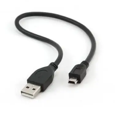 Gembird Kabel USB 2.0 A-Mini B / 5pin / 30cm / k externím HDD (ADATA, WD, ...)