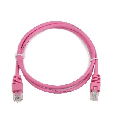 Gembird UTP CAT5E 5 m růžová / patch kabel / s ochranou