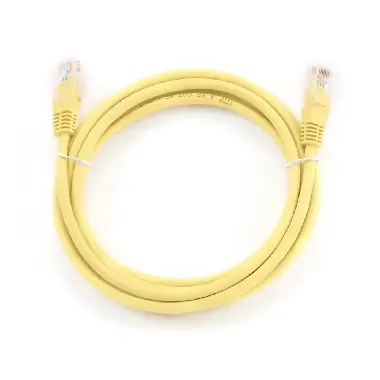 Gembird UTP CAT5E 5 m žlutá / patch kabel / s ochranou