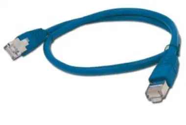 Gembird FTP CAT6 2m modrá / patch kabel / stíněný s ochranou