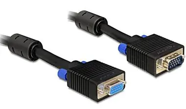Delock Prodlužovací kabel SVGA 2m samec - samice