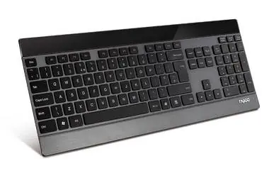 Rapoo E9270p 5G / bezdrátová klávesnice / dotyková multimedilání plocha / ultra-slim  / černá