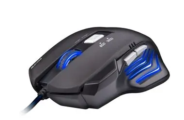 C-TECH Akantha herní myš / 6 tlačítek / 2400DPI / 2m / černá