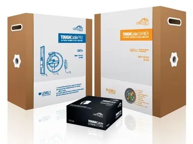 Ubiquiti TOUGHCable PRO / CAT5e / 24 AWG / Stíněný / 24 AWG / 305 m / Šedý