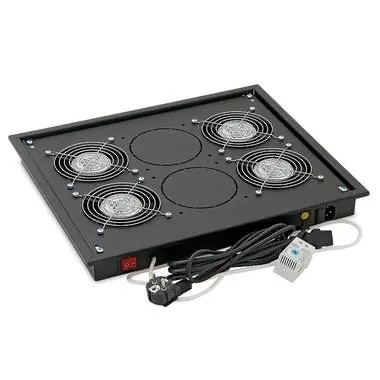 Triton Ventilační jednotka spodní (horní) / 220V/60W / 4xventilátory+Termostat / černá