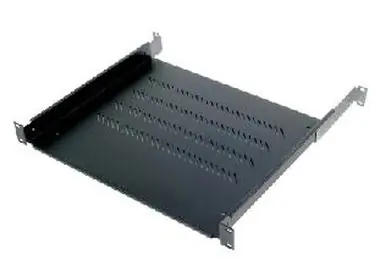 Triton Polička s perforací 1U/450mm (RAB-UP-450-A1) / max.nosnost 40kg