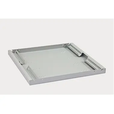 Triton Polička s perforací 1U/850mm (RAB-UP-850-A4) černá / nosnost 80kg