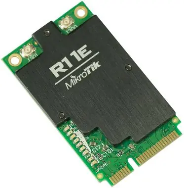 MikroTik R11e-2HnD / 802.11b/g/n / miniPCI-e karta / s u.fl konektory