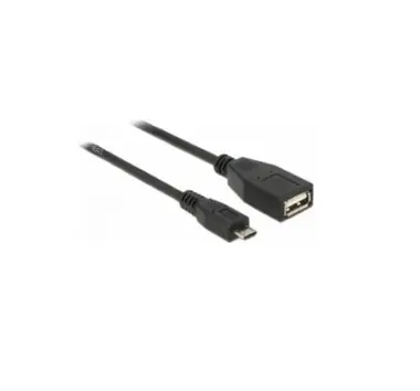 DeLock kabel USB micro-B samec <-> USB 2.0-A samice 50 cm
