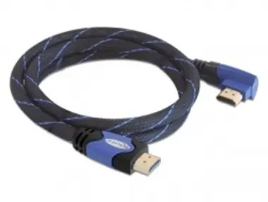 Delock Kabel High Speed HDMI s Ethernetem – HDMI A samec <-> HDMI A samec / pravoúhlý / 3 m
