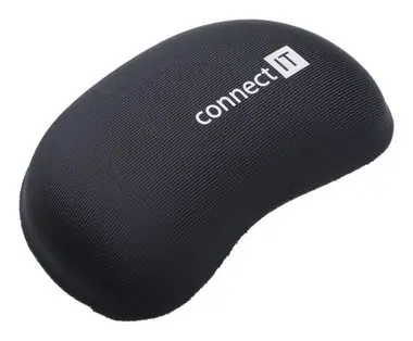 CONNECT IT zápěstní opěrka před myš z paměťové pěny černá