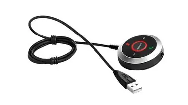 Jabra EVOLVE LINK / USB-Jack / Evolve 40 a 80 / MS / černá