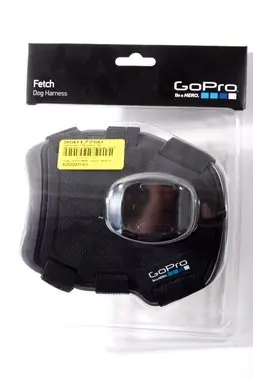 GoPro Fetch / Psí postroj / Natáčejte svět z pohledu vašeho psa / černá