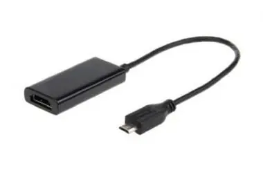 Gembird adaptér MHL(M)->HDMI(F)+MICRO USB(BF)(11pin) smartphone - TV HD