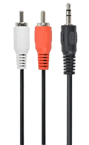 Gembird audio kabel JACK 3.5mm samec <->2x RCA CINCH samec 1.5 m