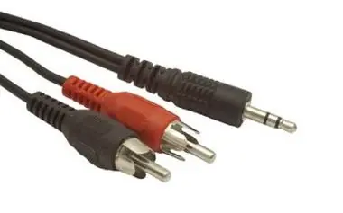 Gembird audio kabel JACK 3.5mm samec <->2x RCA CINCH samec 2.5 m