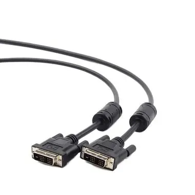 Gembird DVI video kabel (single link) / 1.8m / černá