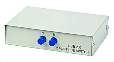 Gembird manuální data switch USB pro 2 zařízení