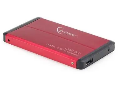 Gembird EE2-U3S-2-R / Externí USB 3.0 case / 2.5