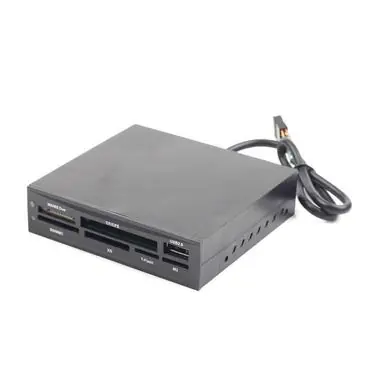 Gembird interní čtečka karet USB 2.0 / CF/MD/SM/MS/SDXC/MMC/XD / černá