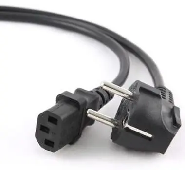 Gembird kabel síťový VDE 5m černá