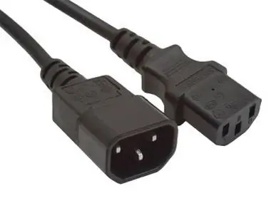 Gembird kabel síťový prodlužovací IEC320 C13/14 5 m / VDE certifikace
