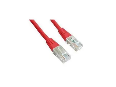 Gembird Patch kabel RJ45 1.5 m červená / cat. 5e / UTP 