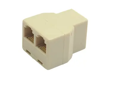 Gembird adaptér / telefon dělič 2/1 RJ-12 3XF