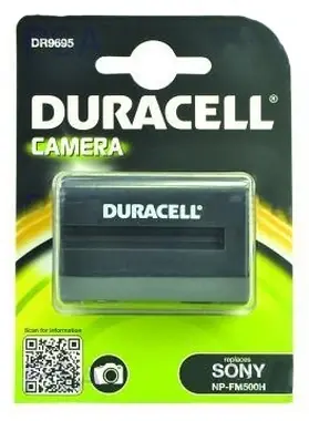 DURACELL Baterie - DR9695 pro Sony NP-FM500H / černá / 1400 mAh / 7.4V