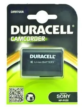 DURACELL Baterie - DR9706A pro Sony NP-FV30 / černá / 650 mAh / 7.4V