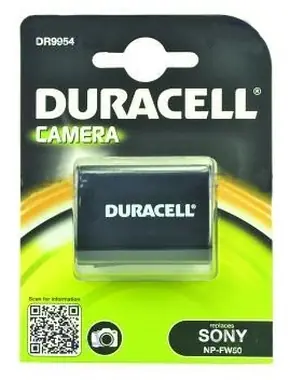 DURACELL Baterie - DR9954 pro Sony NP-WF50 / černá / 900 mAh / 7.4 V