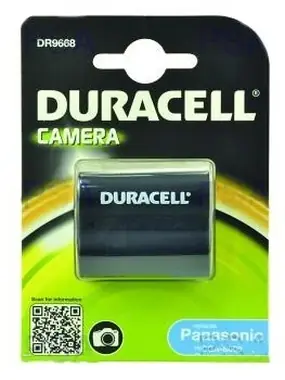 DURACELL Baterie - DR9668 pro Panasonic CGR-S006E/1B / černá / 750 mAh / 7.4V