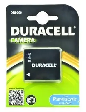 DURACELL Baterie - DR9709 pro Panasonic DMC-FS1 / černá / 1050 mAh / 3.7V