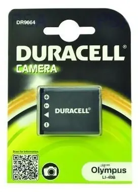 DURACELL Baterie - DR9664 pro Olympus/Nikon NP-45 / černá / 630 mAh / 3.7V
