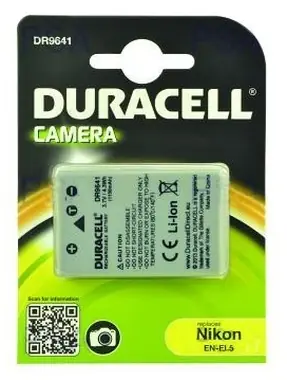 DURACELL Baterie - DR9641 pro Nikon EN-EL5 / šedá / 1150 mAh / 3.7V