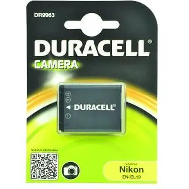DURACELL Baterie - DR9963 pro Nikon EN-EL19 / černá / 700 mAh / 3.7V