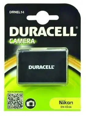 DURACELL Baterie - DRNEL14 pro Nikon EN-EL14 / černá / 950 mAh / 7.4V