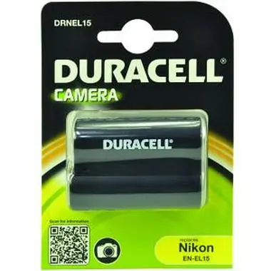 DURACELL Baterie - DRNEL15 pro Nikon EN-EL15 / černá / 1400 mAh / 7.4 V