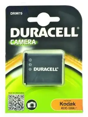 DURACELL Baterie - DR9675 pro Kodak NP-50 / černá / 770 mAh / 3.7V