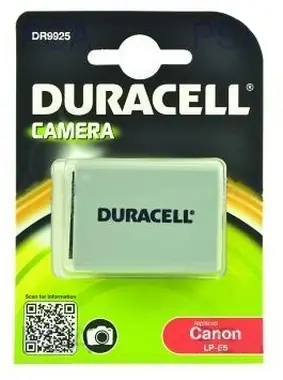 DURACELL Baterie - DR9925 pro Canon LP-E5 / šedá / 1020 mAh / 7.4V