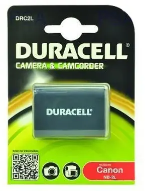 DURACELL Baterie - DRC2L pro Canon NB-2L / černá / 650 mAh / 7.4 V